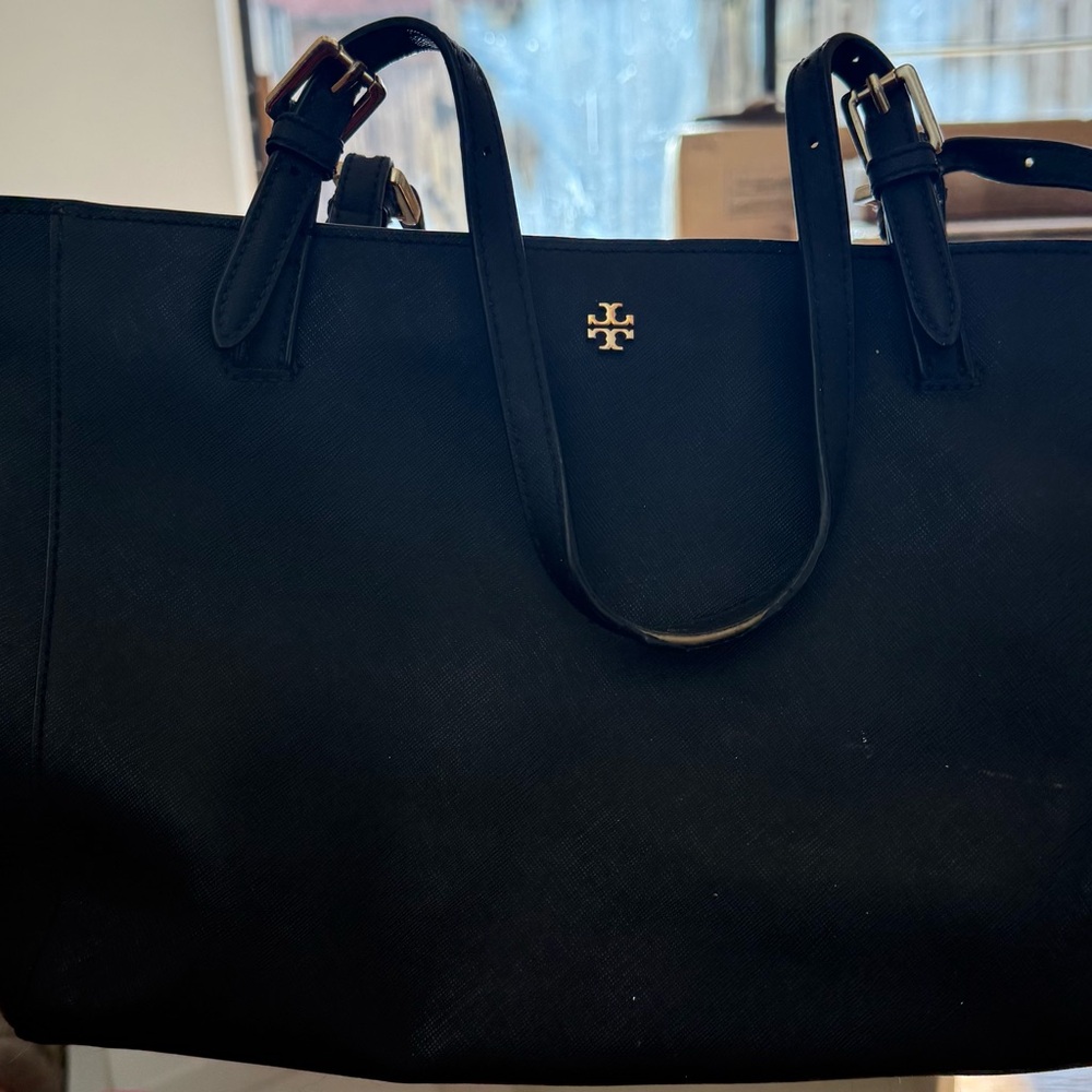 Tory Burch Elegant Black Tote